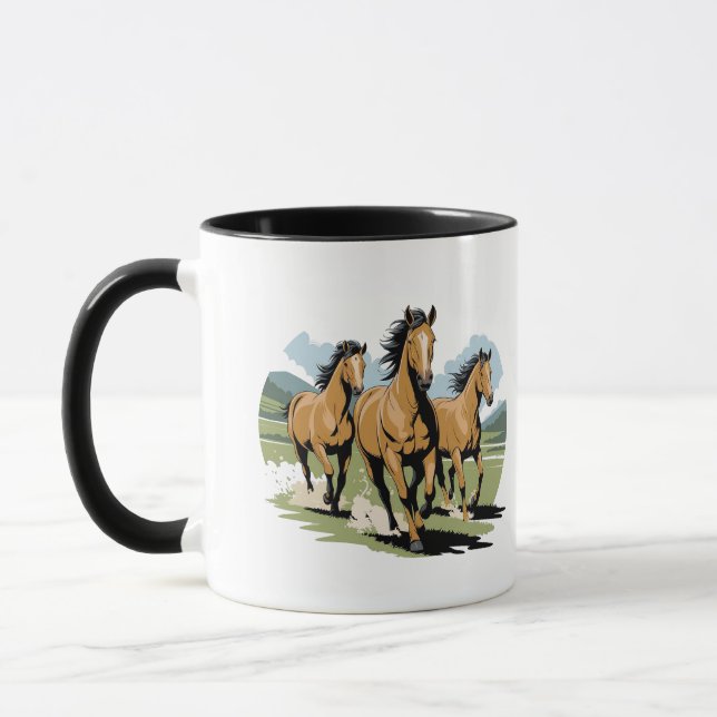 MUG NÉ LIBRE CHEVAL (Gauche)