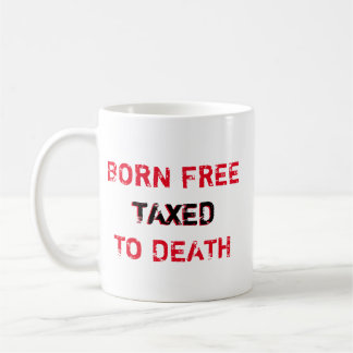 Mug Né librement imposé à la version gothique