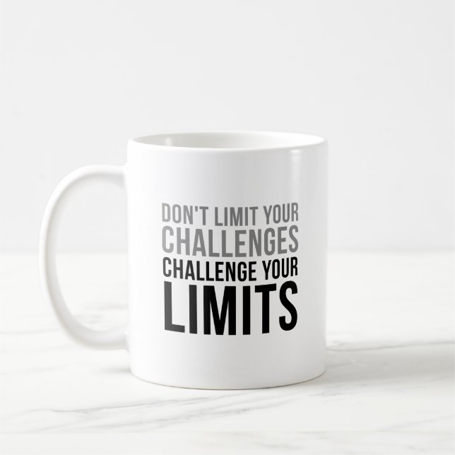 Mug Ne limitez pas votre défi (Gauche)