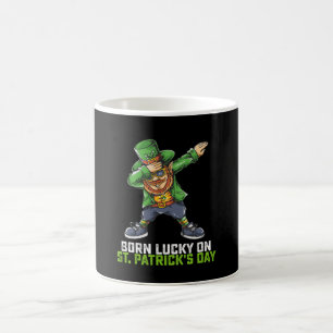 Mug Né Lucky Sur St Patrick's Day Dabbing Birthday