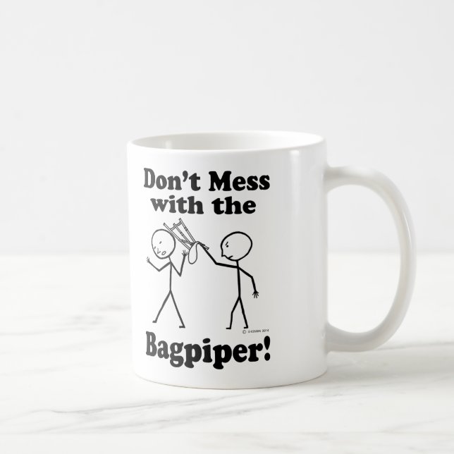 Mug Ne manquez pas avec le Bagpiper (Droite)