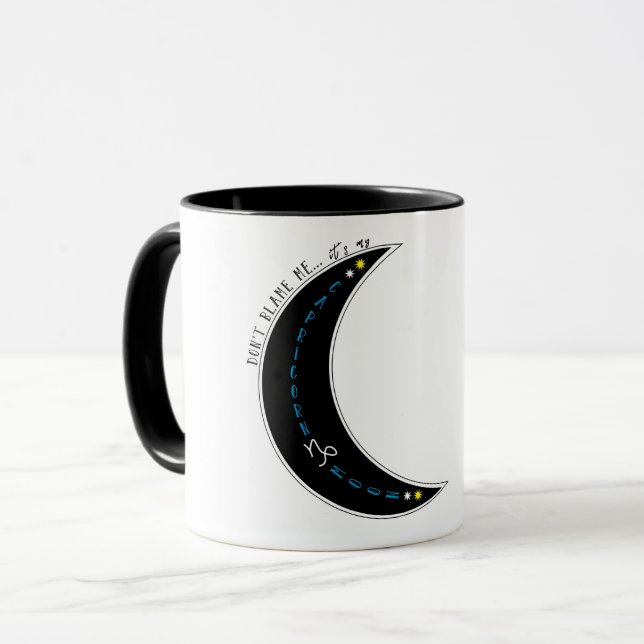 Mug Ne me blâme pas...C'est mon Capricorne Moon Zodiac (Devant gauche)