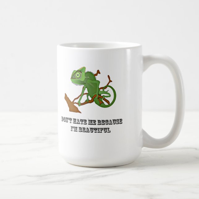 Mug Ne me détestez pas puisque je suis beau (Droite)