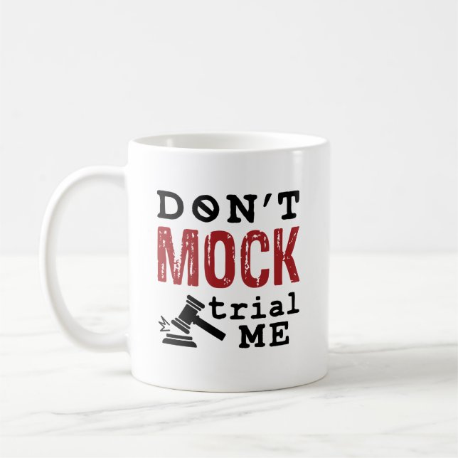 Mug Ne me faites pas Faux essai (Gauche)