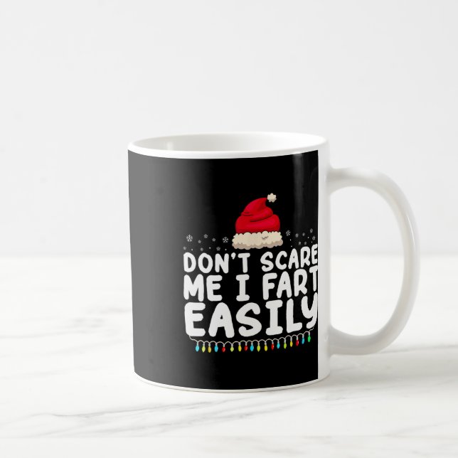 Mug Ne me faites pas peur, je péte facilement, drôle d (Droite)