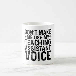 Mug Ne me faites pas utiliser ma voix d'assistant d'en