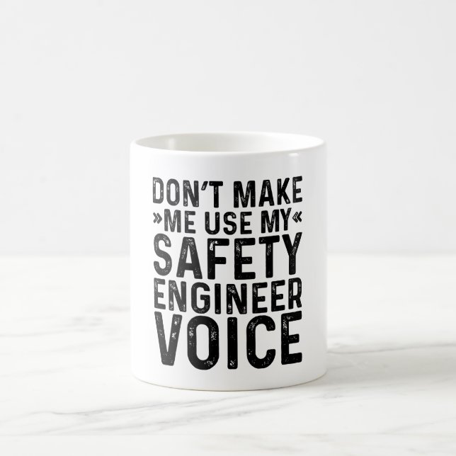 Mug Ne me faites pas utiliser ma voix d'ingénieur de s (Centre)
