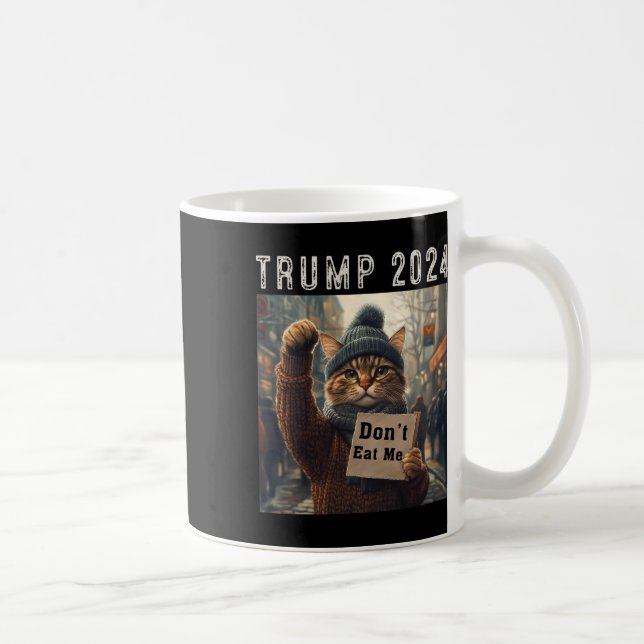 Mug Ne me mangez pas de chats pour Trump 2024 (Droite)