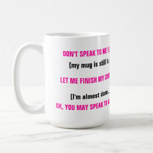 Mug Ne me parlez pas….