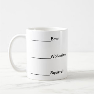 Mug Ne me parlez pas avant des café-Animaux