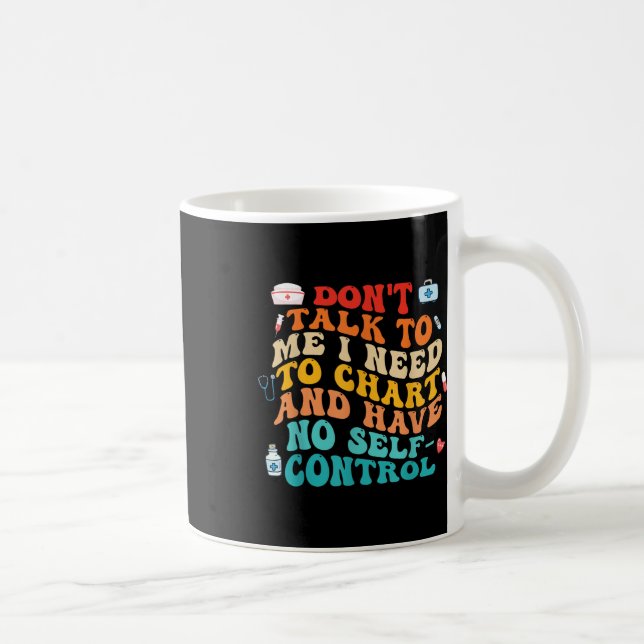 Mug Ne Me Parlez Pas J'Ai Besoin De Graphique Citation (Droite)
