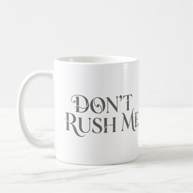 Mug Ne me précipitez pas dans la boue (Gauche)