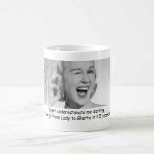 MUG NE ME SOUS-ESTIMEZ PAS HUMOUR CHÉRI DE BUREAU DE