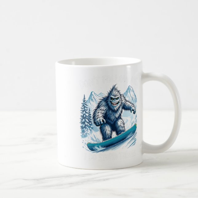 Mug Ne me suivez pas Je fais des choses stupides Sasqu (Droite)