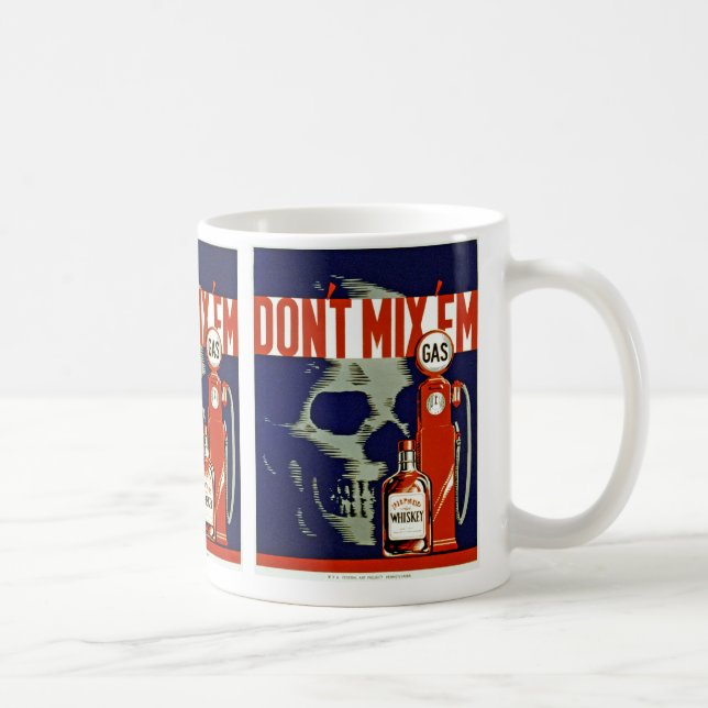 Mug Ne mélangez pas Em (Droite)