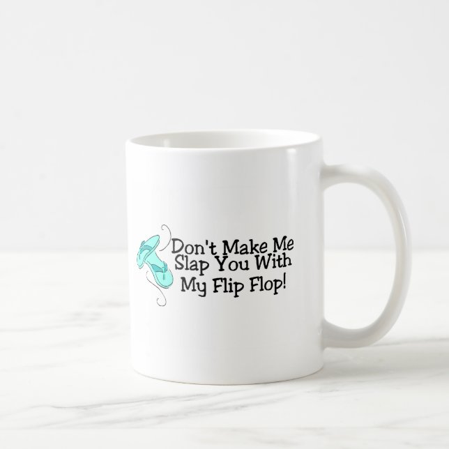 Mug Ne m'incitez pas à vous gifler avec ma bascule (Droite)