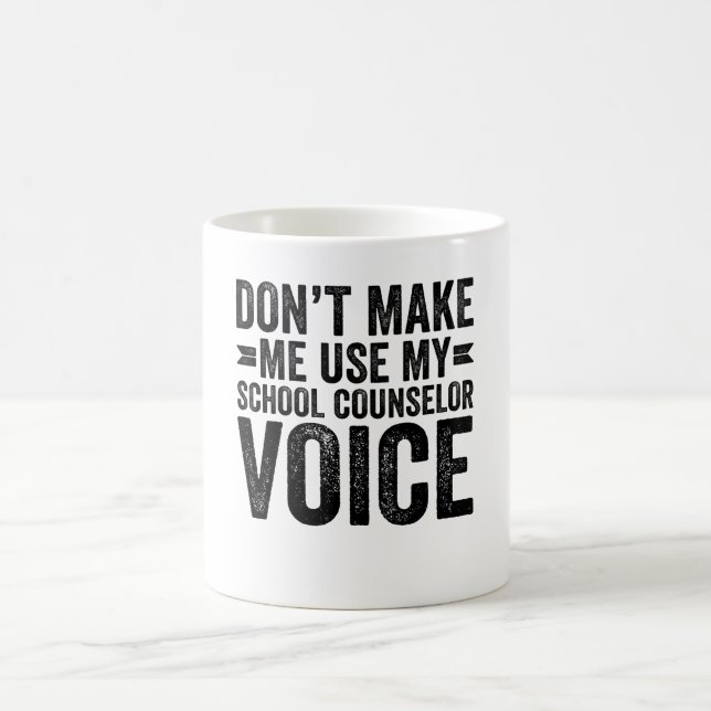 Mug Ne m'oblige pas à utiliser ma voix de conseiller s (Centre)