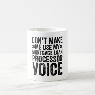 Mug Ne m'oblige pas à utiliser ma voix de processeur d