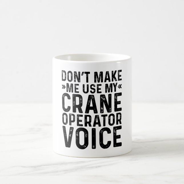 Mug Ne m'oblige pas à utiliser ma voix d'opérateur de  (Centre)