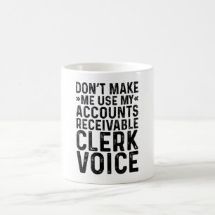 Mug Ne m'oblige pas à utiliser mon commis aux comptes