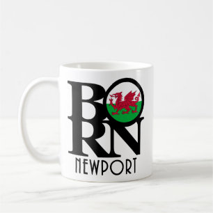Mug NÉ Newport Pays de Galles 11oz