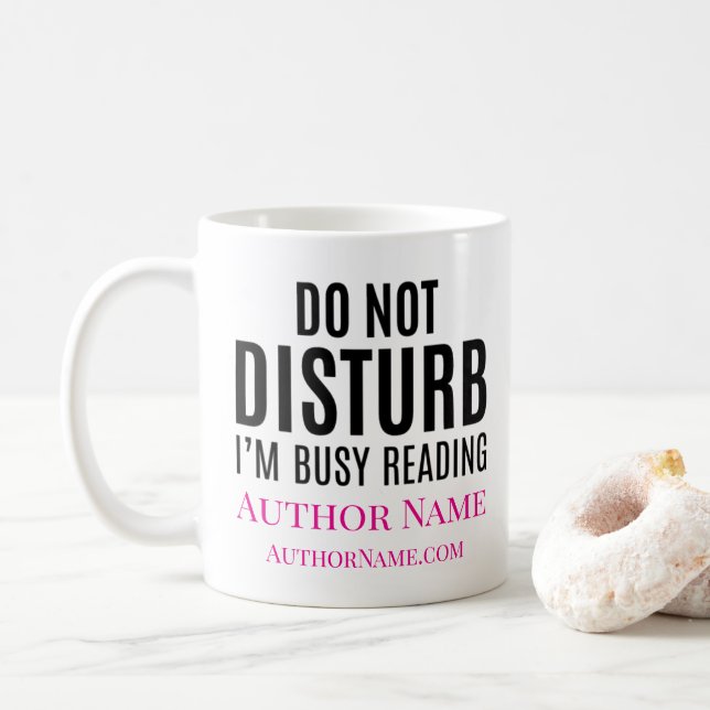 Mug Ne pas déranger, je lis (Avec donut)
