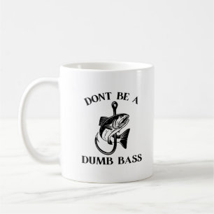 Mug Ne pas être bass bass drôle pêche
