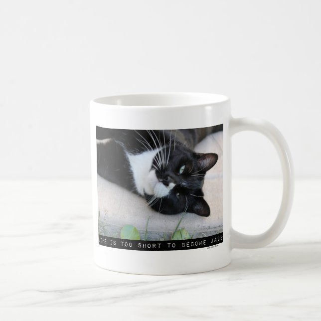 Mug Ne pas être Jaded Funny Chat (Droite)