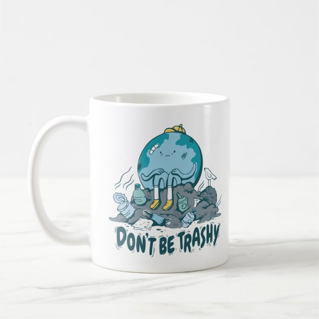 Mug Ne pas être un Jour des terres tape-à-l'oeil (Gauche)