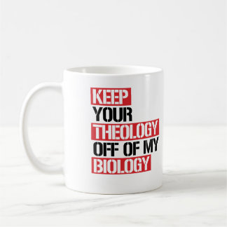 Mug Ne pas faire de la théologie ma biologie