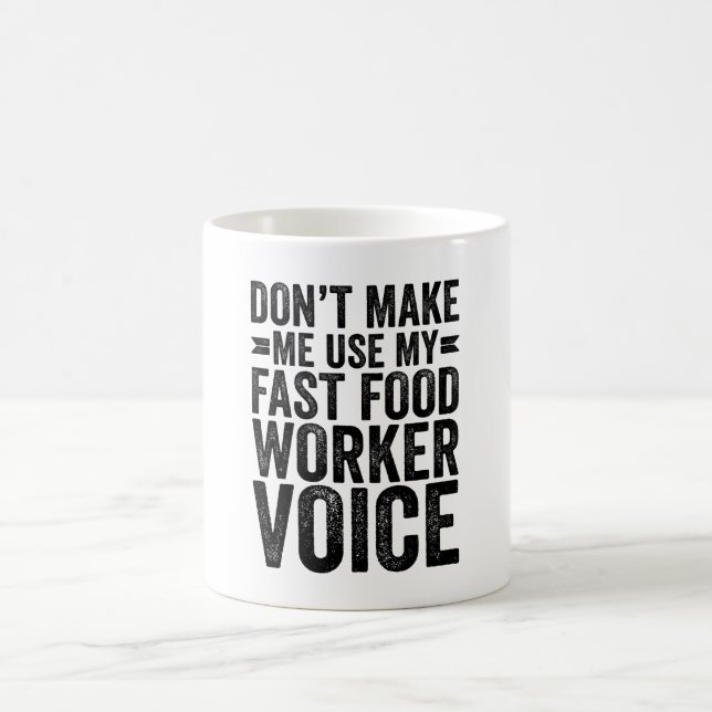 Mug Ne pas me forcer à utiliser ma voix de travailleur (Centre)