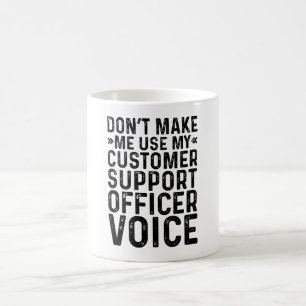 Mug Ne pas m'obliger à utiliser ma voix d'agent de sup