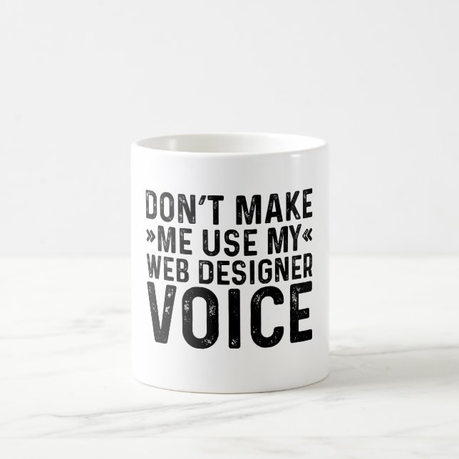 Mug Ne pas m'obliger à utiliser ma voix de concepteur  (Centre)