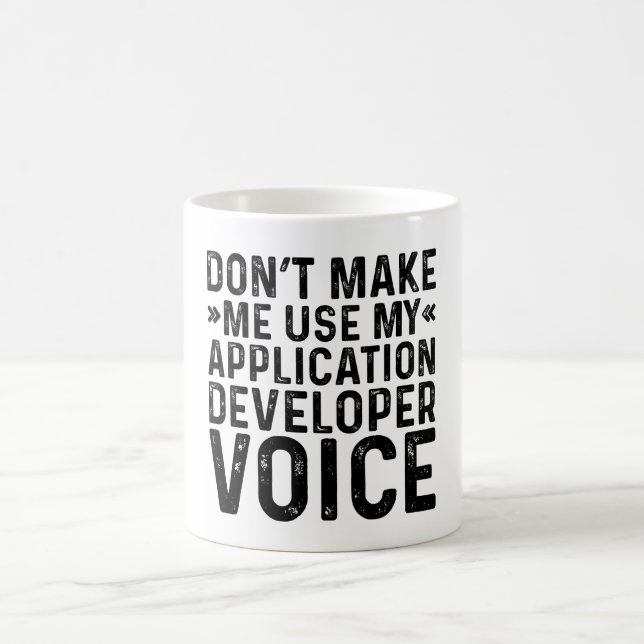 Mug Ne pas m'obliger à utiliser ma voix de développeur (Centre)