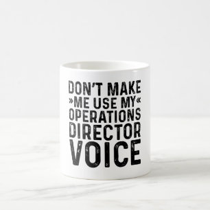 Mug Ne pas m'obliger à utiliser ma voix de directeur d