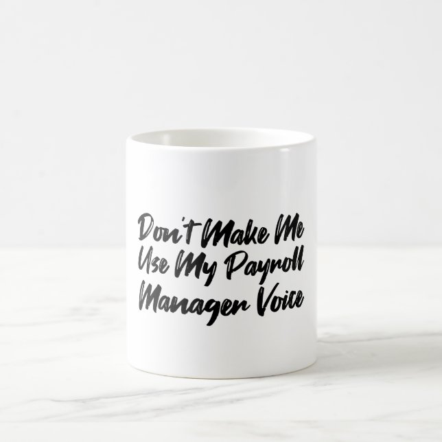 Mug Ne pas m'obliger à utiliser ma voix du Gestionnair (Centre)