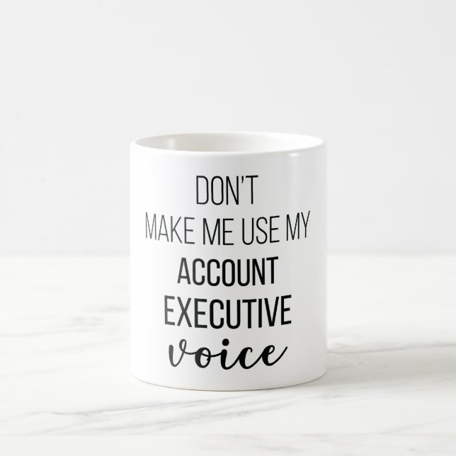 Mug Ne pas m'obliger à utiliser mon compte Voix Exécut (Centre)