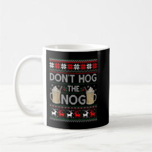 Mug Ne pas porter le noeud Eggnog Drôle laide de Noël 