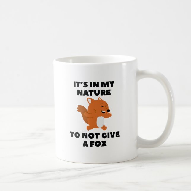 Mug Ne Pas Se Soucier D'un Renard (Droite)
