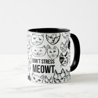 Ne Pas Stress Meowt Jusqu'À Ce Que J'Ai Mon Café D