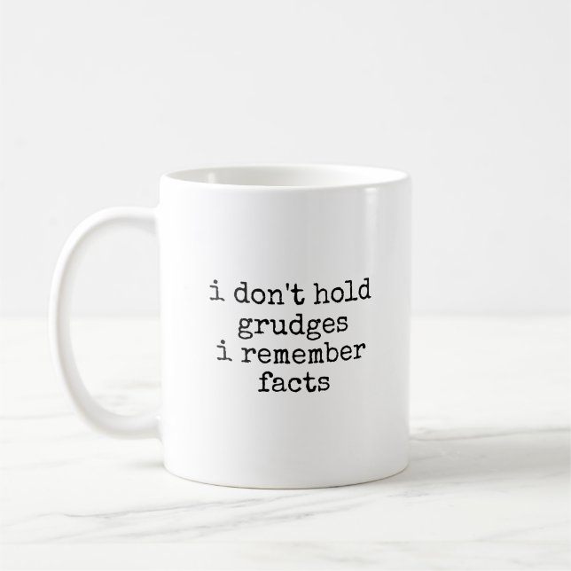 Mug Ne pas tenir des arêtes Drôle sarcastique dire sar (Gauche)