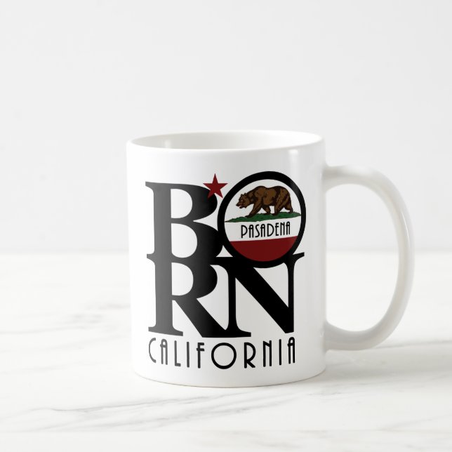 Mug NÉ Pasadena Californie 11oz (Droite)