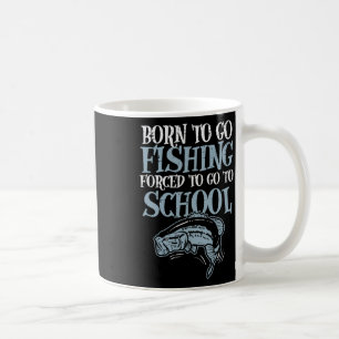 Mug Né Pêche Forcée À L'École Drôle B Pêcheur De Poiss