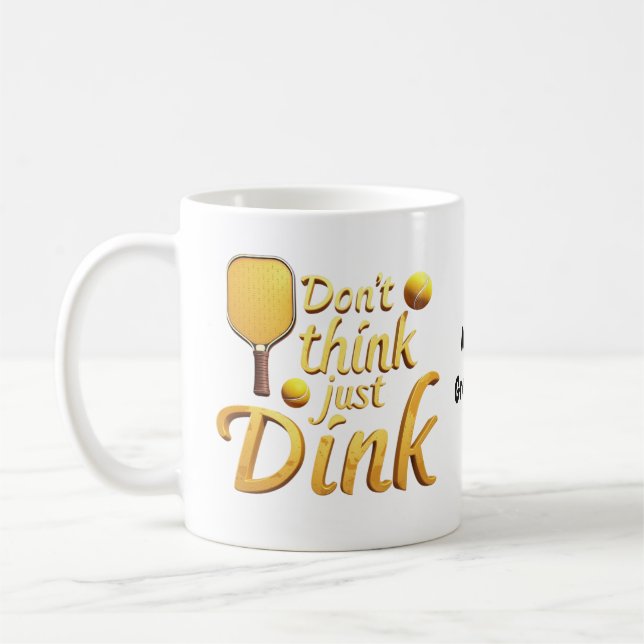 Mug Ne pensez pas, plongez simplement  Embrasser la cr (Gauche)