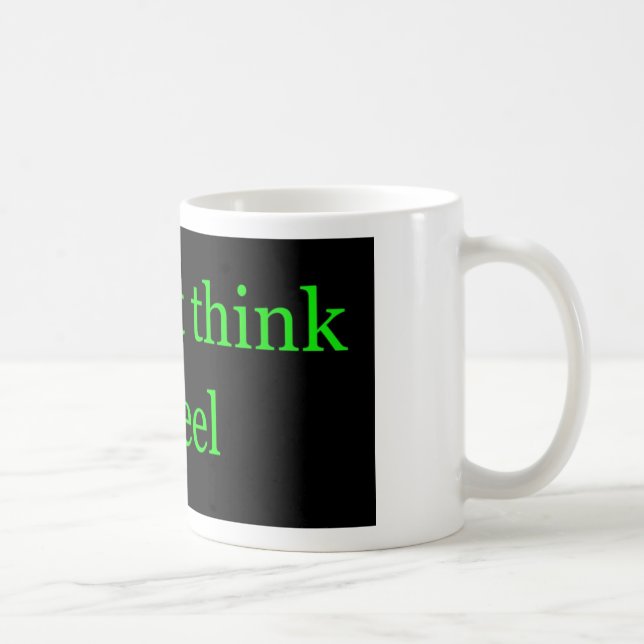 Mug Ne pensez pas. Sens. 002 (Droite)
