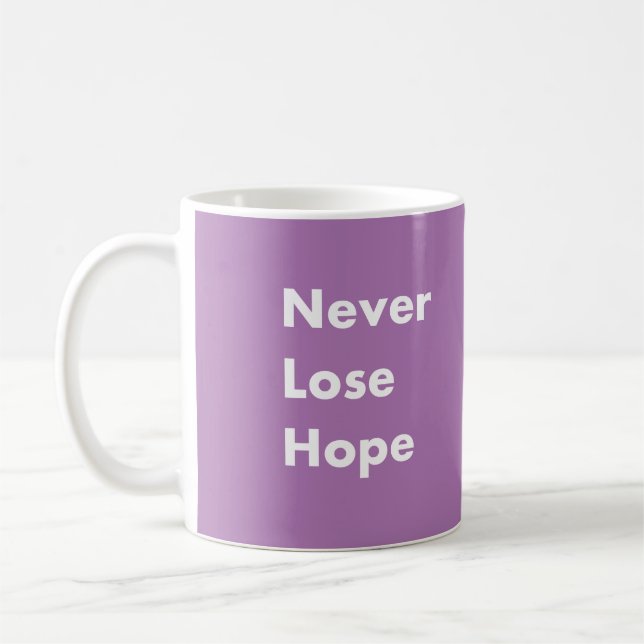 Mug Ne perdez jamais espoir (Gauche)