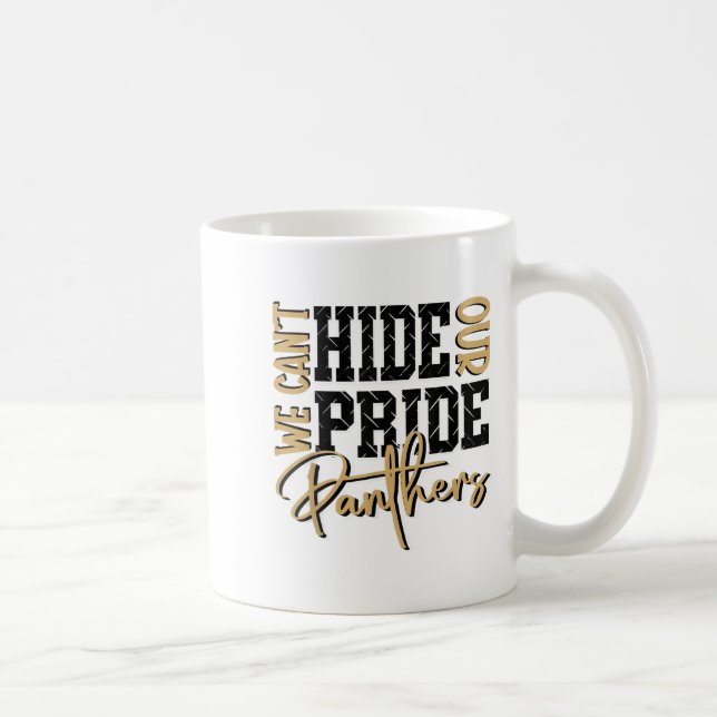 Mug Ne peut pas cacher notre panthère Pride Gold Panth (Droite)