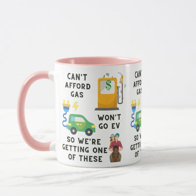 Mug Ne peut pas se payer l'essence ou EV si acheter un (Gauche)