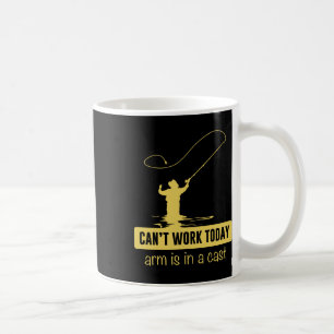 Mug Ne peut pas travailler aujourd'hui Bras est dans u