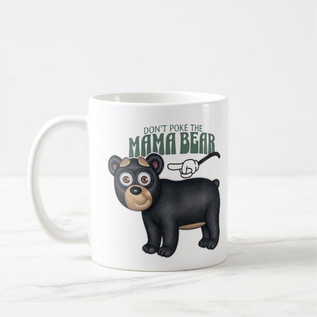 Mug Ne pique pas l'ours de maman (Gauche)